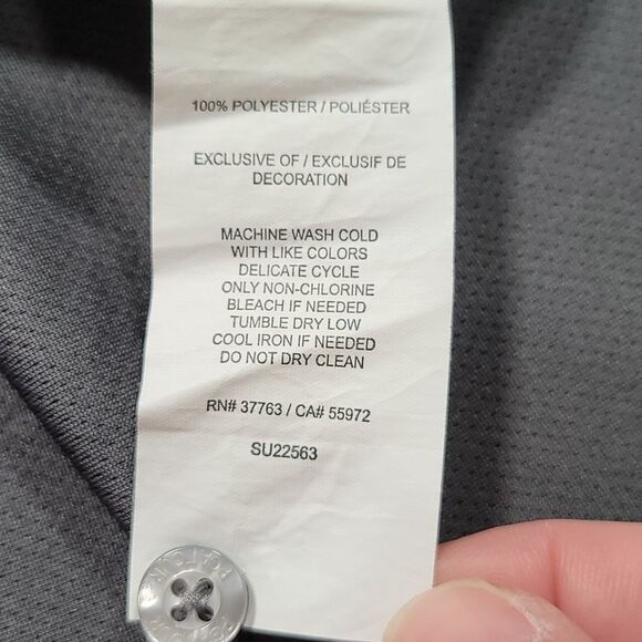 💜PGA Tour Gray Short Sleeve Pro Series Polo Shirt XLarge - Picture 8 of 8